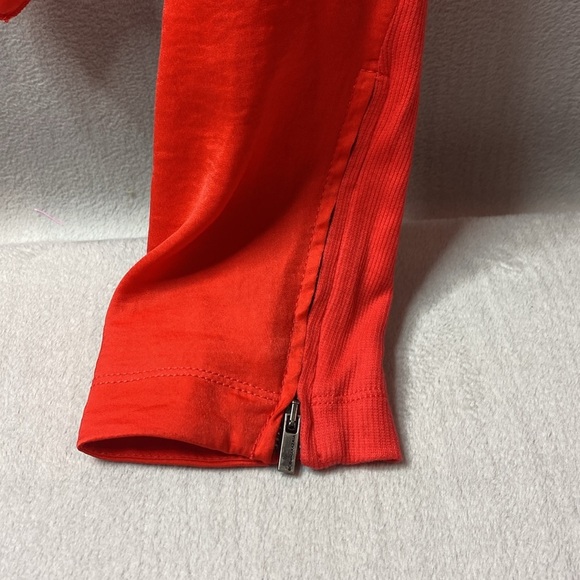 BCBG Maxazria Orange full zip jacket size medium - Picture 2 of 5